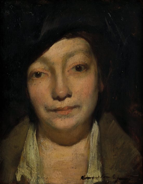 Konrad Krzyżanowski, Michalina Krzyżanowska, Portret żony, Muzeum Górnośląskie w Bytomiu, Niezła sztuka