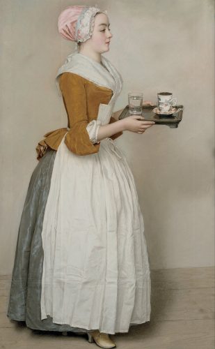 Jean-Étienne Liotard, Czekoladziarka, Gemäldegalerie Alte Meister, Drezno, Niezła sztuka