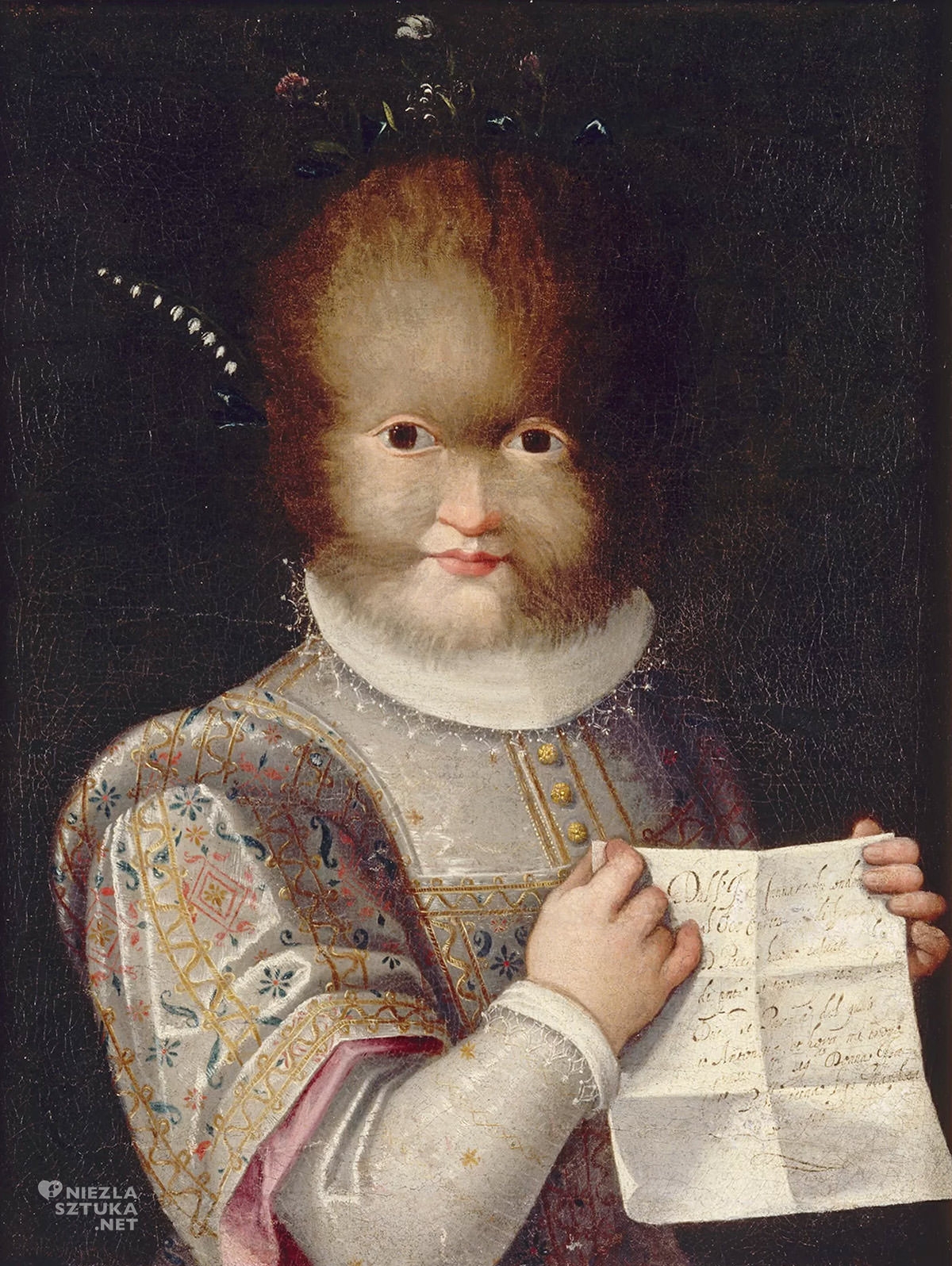 Lavinia Fontana, Antonietta Gonzalez portret, Niezła Sztuka