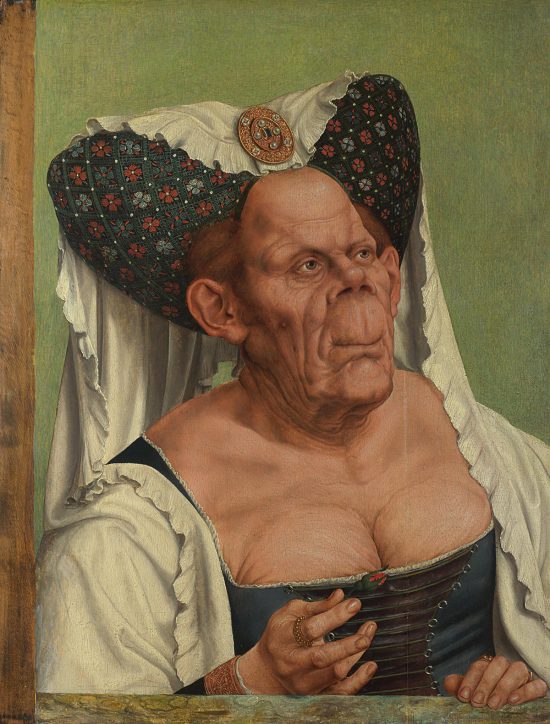 Quinten Massys, Stara kobieta, Brzydka księżniczka, malarstwo niderlandzkie, Niezła sztuka