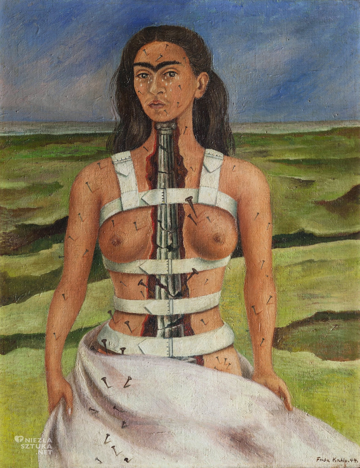 frida kahlo, strzaskana kolumna, meksyk, niezła sztuka