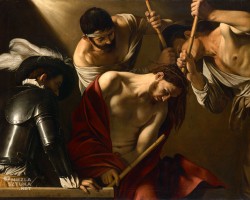 Caravaggio, Cierniem koronowanie, malarstwo religijne, barok, Niezła Sztuka