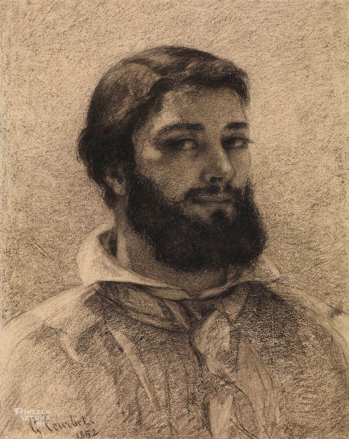 Gustave Courbet, Autoportret, realizm, Niezła Sztuka