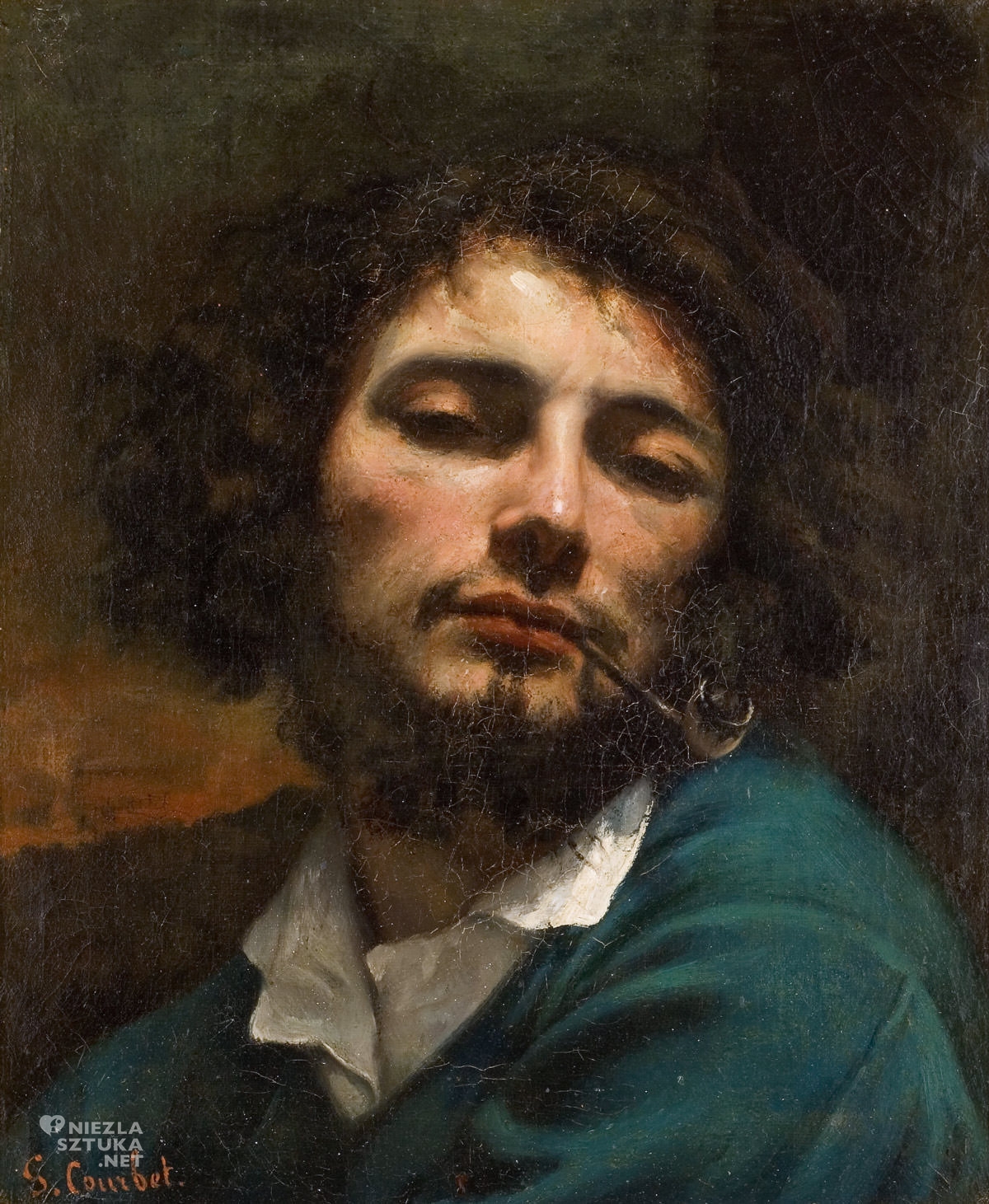 Gustave Courbet, Autoportret, realizm, Niezła Sztuka