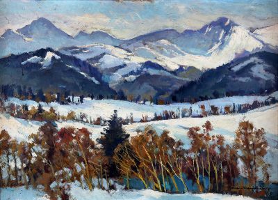 Stefan Filipkiewicz, Giewont, Tatry, sztuka polska, malarstwo polskie, pejzaż, Niezła sztuka