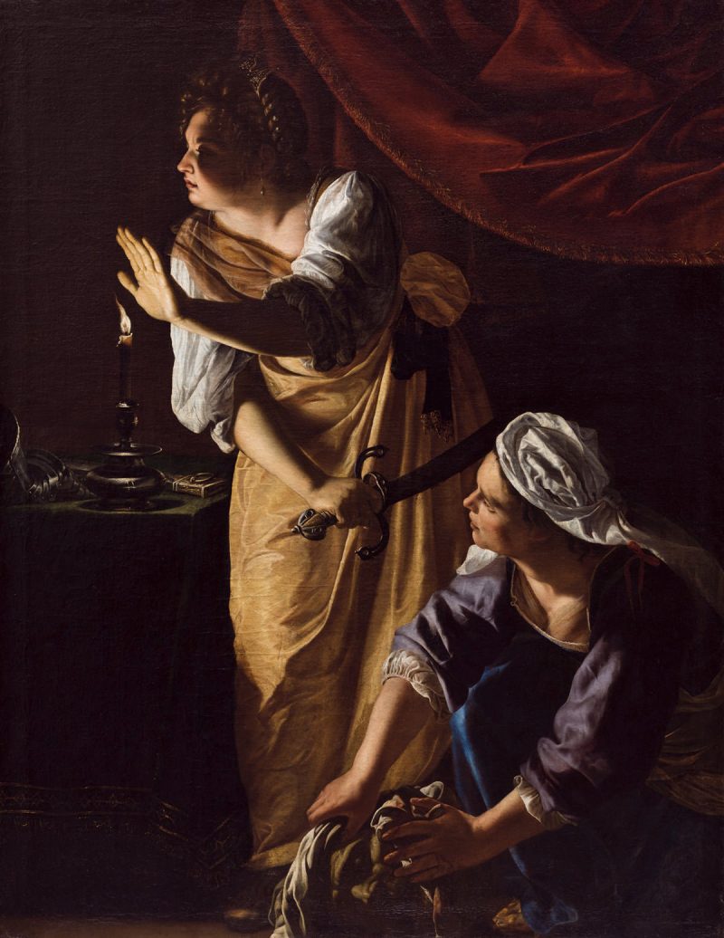 Artemisia Gentileschi „Judyta odcinająca głowę
