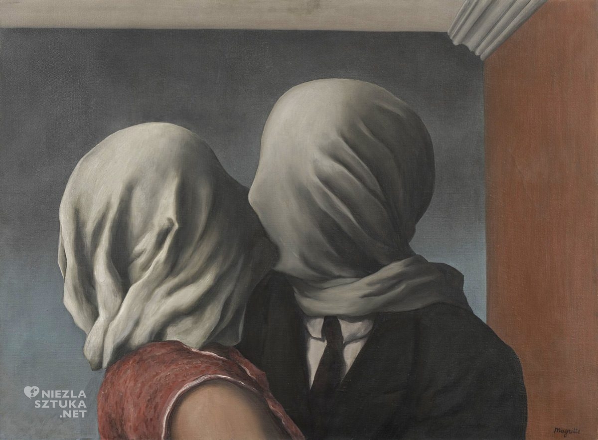 René Magritte, Kochankowie, surrealizm, Belgia, Niezła Sztuka