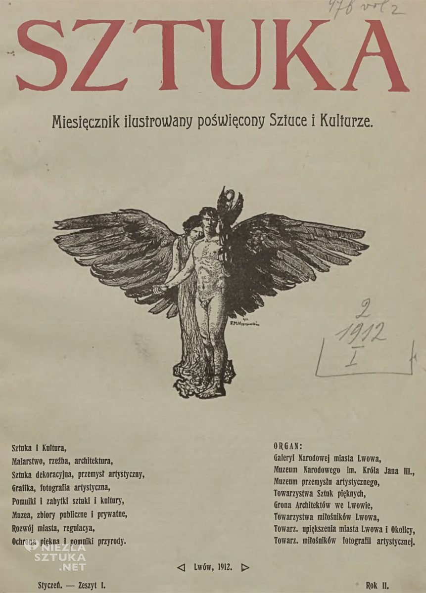 Feliks Michał Wygrzywalski, miesięcznik Sztuka, czasopismo, ilustracja, malarz polski, sztuka polska, Niezła sztuka
