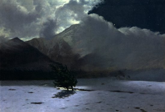 Stanisław Witkiewicz, Wiatr halny, sztuka polska, malarstwo polskie, pejzaż, Niezła sztuka