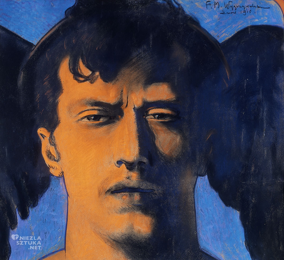 Feliks Michał Wygrzywalski, Merkury, Hermes, Autoportret, sztuka polska, malarstwo polskie, Niezła sztuka