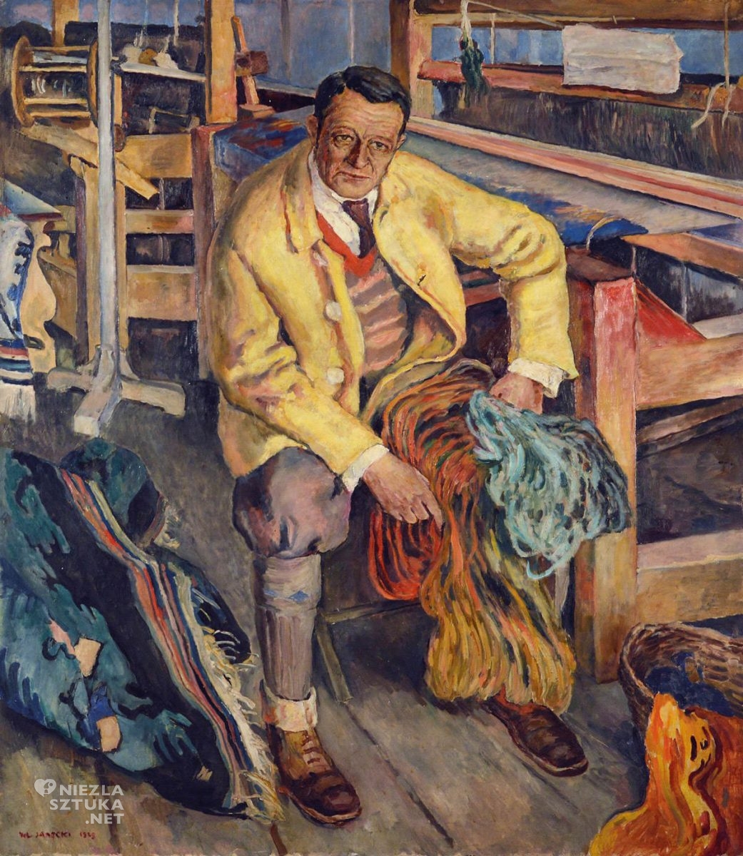 Władysław Jarocki, Portret Kazimierz Brzozowskiego, malarstwo polskie, sztuka polska, Niezła Sztuka