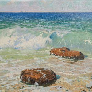 Feliks Michał Wygrzywalski, Studium morza, krajobraz, sztuka polska, Niezła sztuka