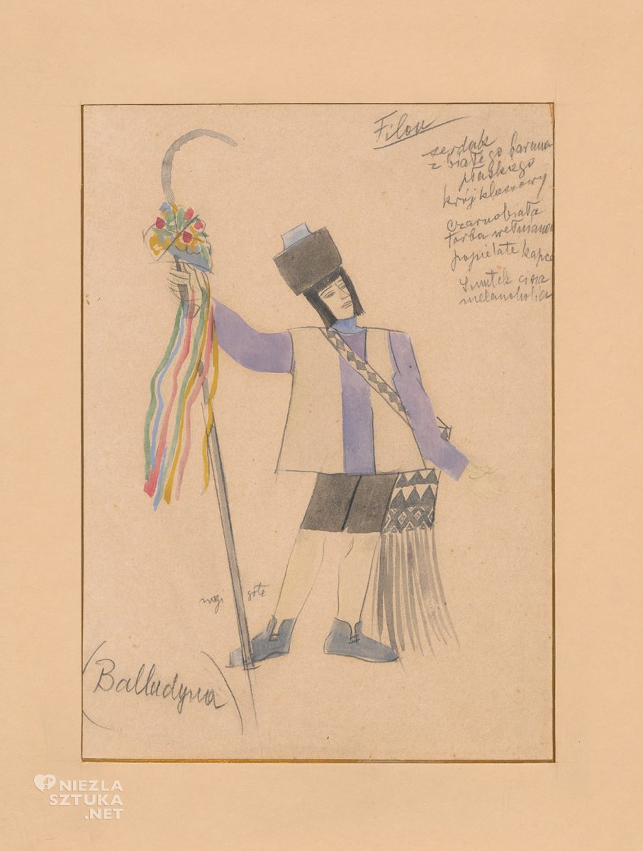 Zofia Stryjeńska, Balladyna, kostiumy, niezła sztuka