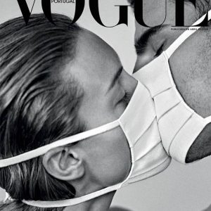 Vogue Portugal, covid, okładka, fotografia, Kochankowie, René Magritte, Niezła Sztuka