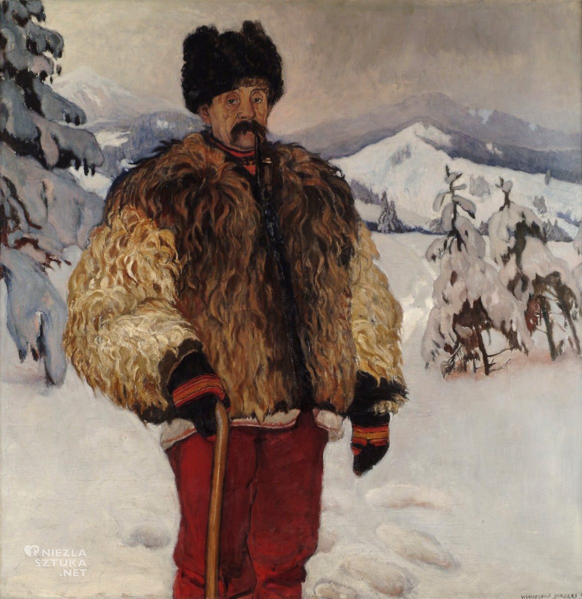 Władysław Jarocki, Hucuł, ludowość, folklor, sztuka polska, malarstwo polskie, Niezła Sztuka