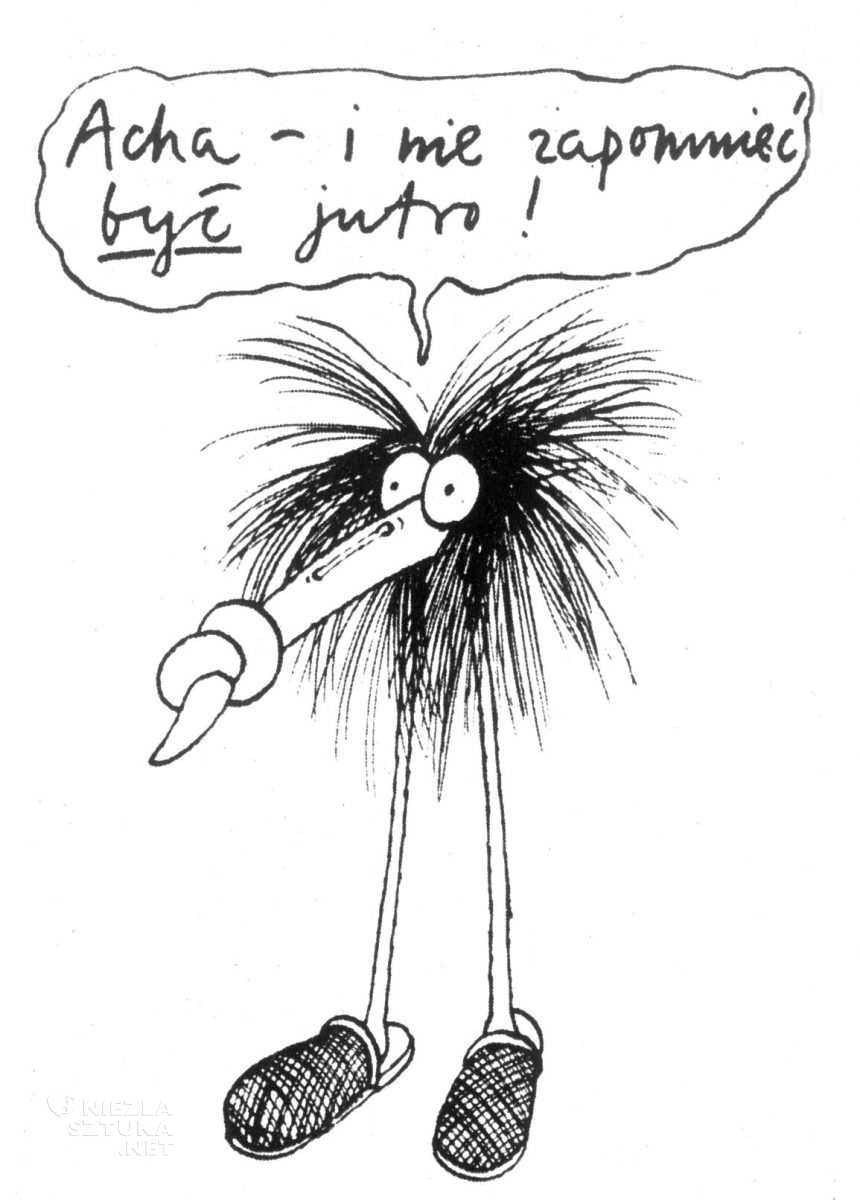 Andrzej Dudziński, Nie zapomnieć być jutro, rysunek, sztuka współczesna, Niezła Sztuka