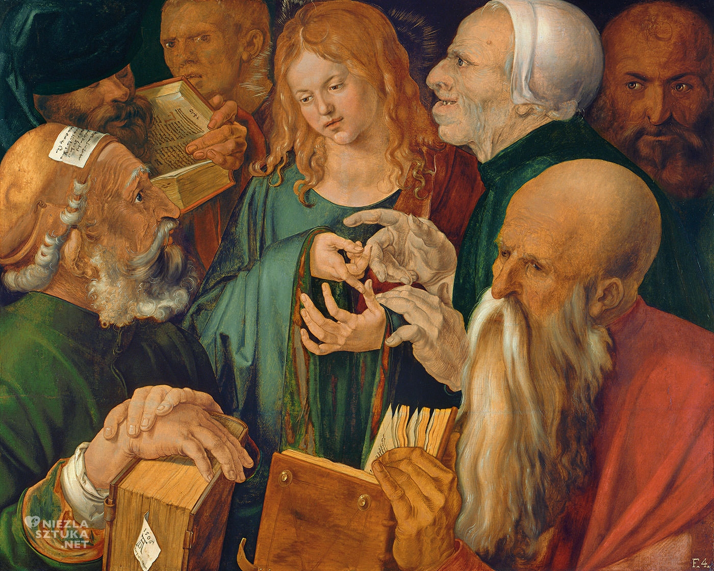 Albrecht Durer, Chrystus wśród uczonych w Piśmie, Niezła sztuka