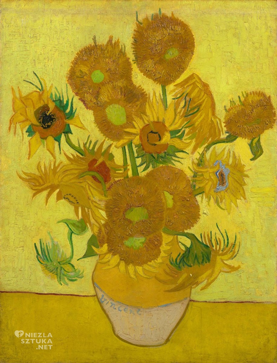 Vincent van Gogh, van Gogh słoneczniki, słoneczniki, van Gogh Museum Amsterdam, malarstwo holenderskie, Niezła sztuka