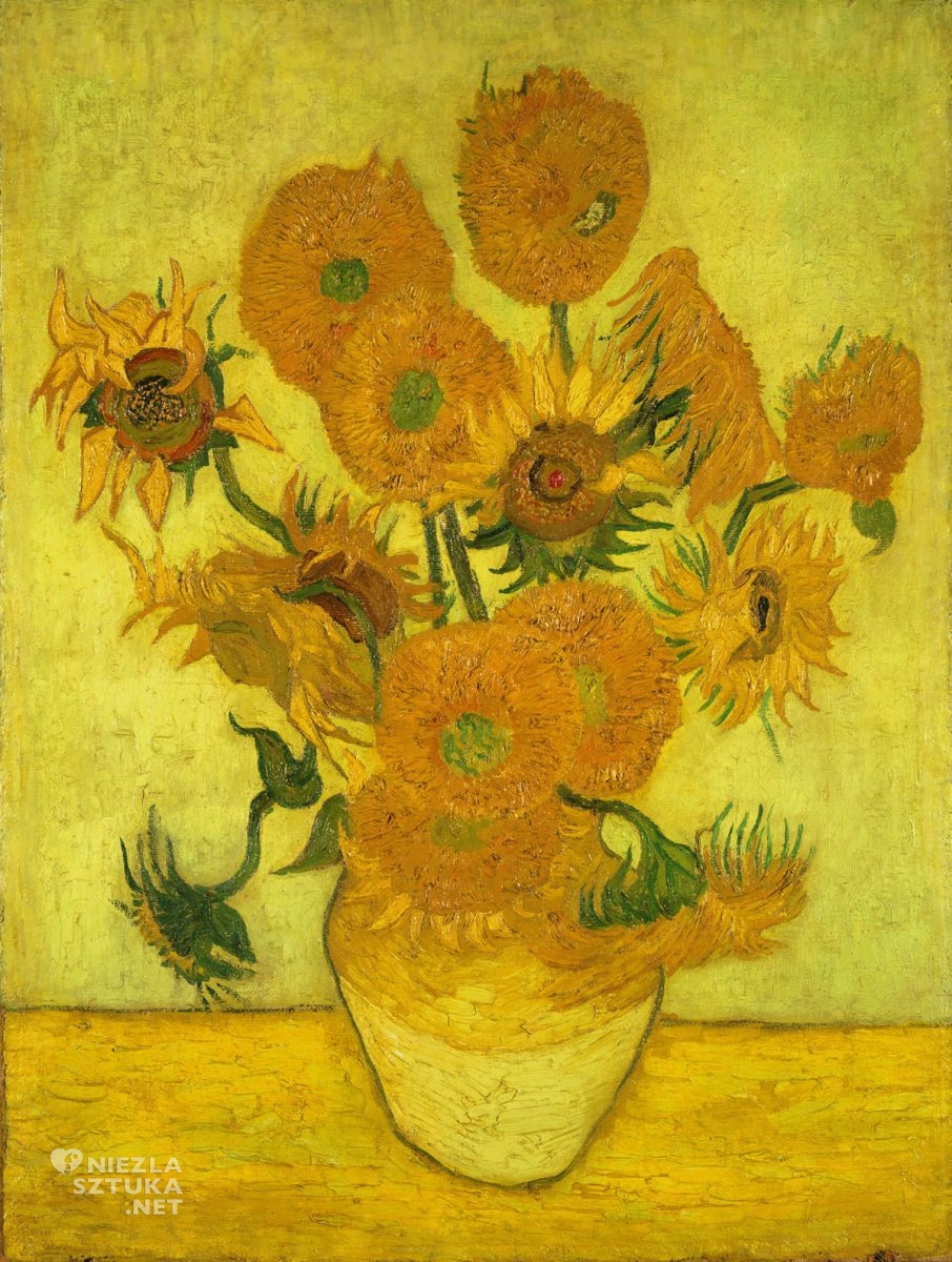 Vincent van Gogh, van Gogh słoneczniki, słoneczniki, Seiji Togo Memorial Sompo Japan Museum of Art Tokio, malarstwo holenderskie, Niezła sztuka