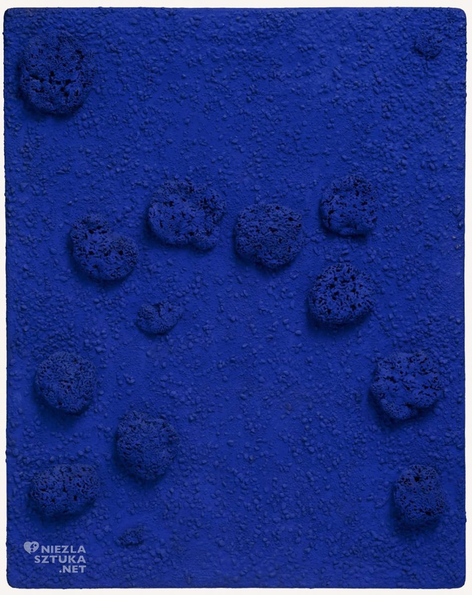 Yves Klein, awangarda, malarstwo, niebieski, sztuka współczesna, Niezła Sztuka