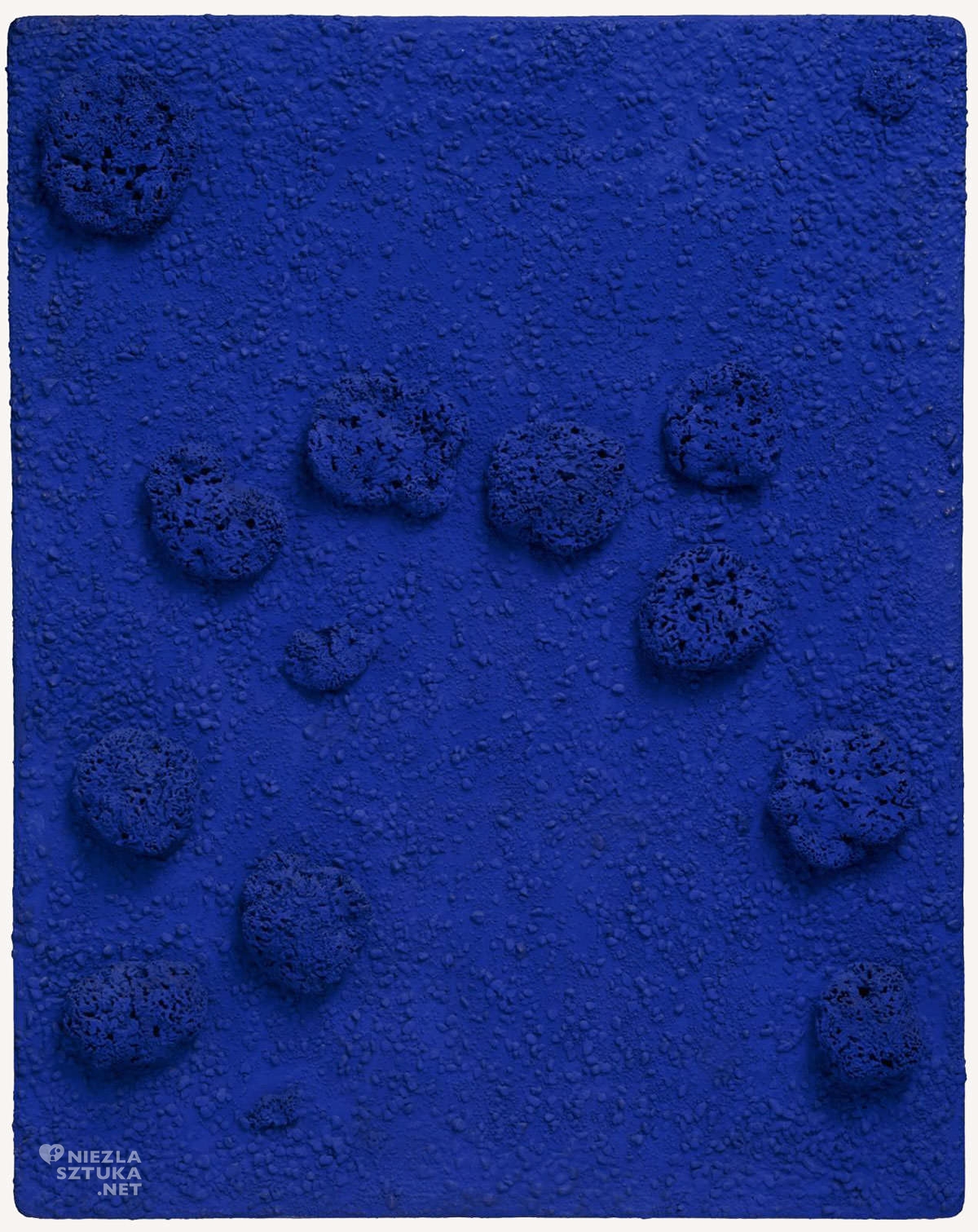 Yves Klein, awangarda, malarstwo, niebieski, sztuka współczesna, Niezła Sztuka