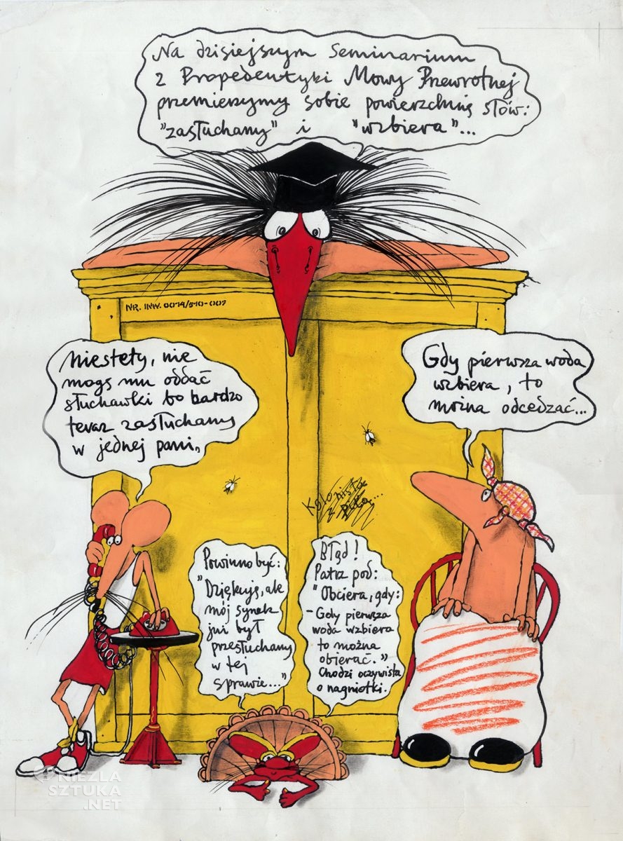Andrzej Dudziński, Mowa przewrotna, ilustracja, Niezła Sztuka