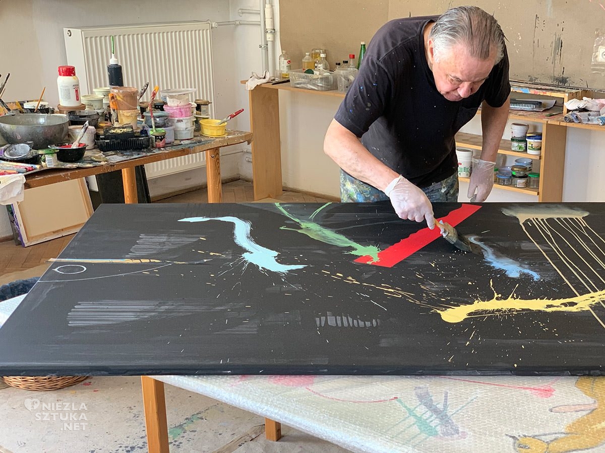 Andrzej Dudziński, artysta, pracownia, sztuka współczesna, Niezła Sztuka
