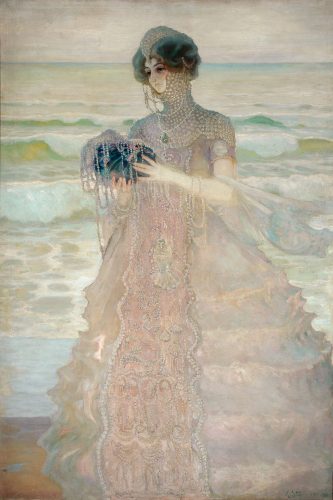 Kazimierz Stabrowski, Portret Emilii Auszpitzówny, sztuka polska, malarstwo polskie, Niezła sztuka