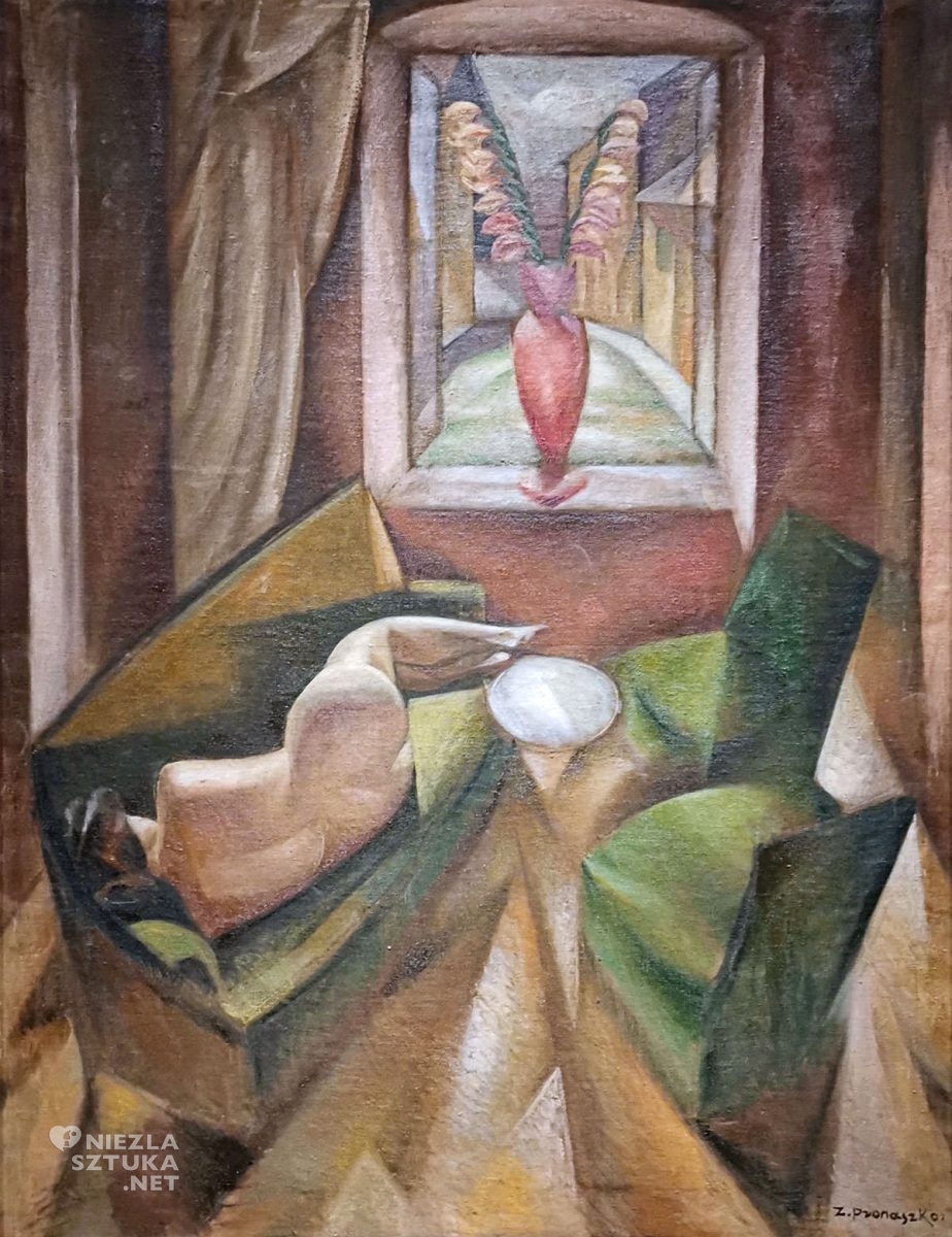 Zbigniew Pronaszko, malarz polski, malarstwo polskie, sztuka polska, akt, kobieta, Niezła sztuka