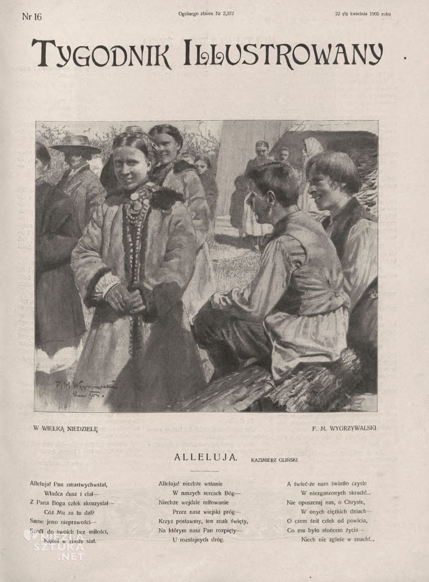 Feliks Michał Wygrzywalski, tygodnik ilustrowany, czasopismo, ilustracja, malarz polski, sztuka polska, Niezła sztuka