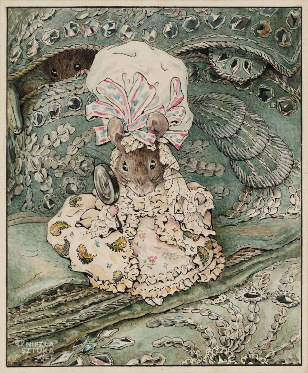 Beatrix Potter, Pani myszka w czepcu, ilustratorka, kobiety w sztuce, Niezła Sztuka
