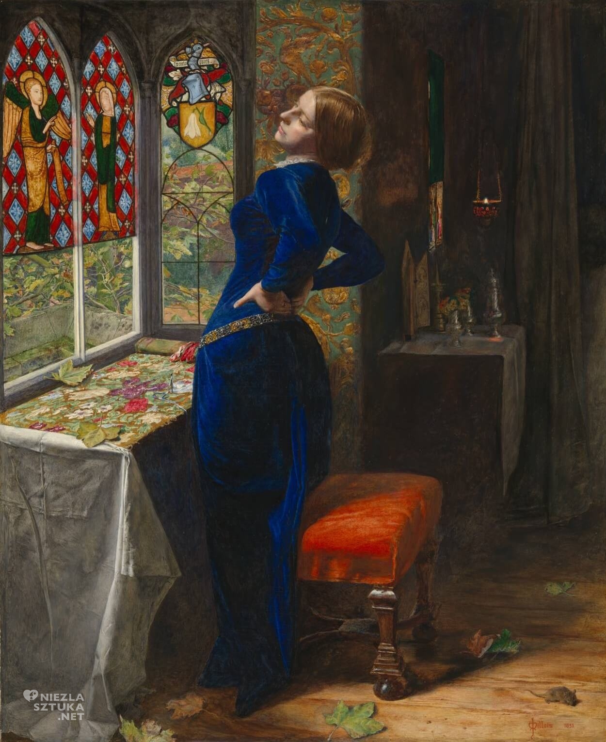 John Everett Millais, Mariana, prerafaelici, Anglia, Niezła Sztuka