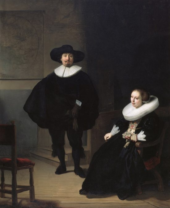 Rembrandt, Kobieta i mężczyzna w czerni, kradzież, Stewart Gardner Museum, sztuka niederlandzka, Niezła Sztuka
