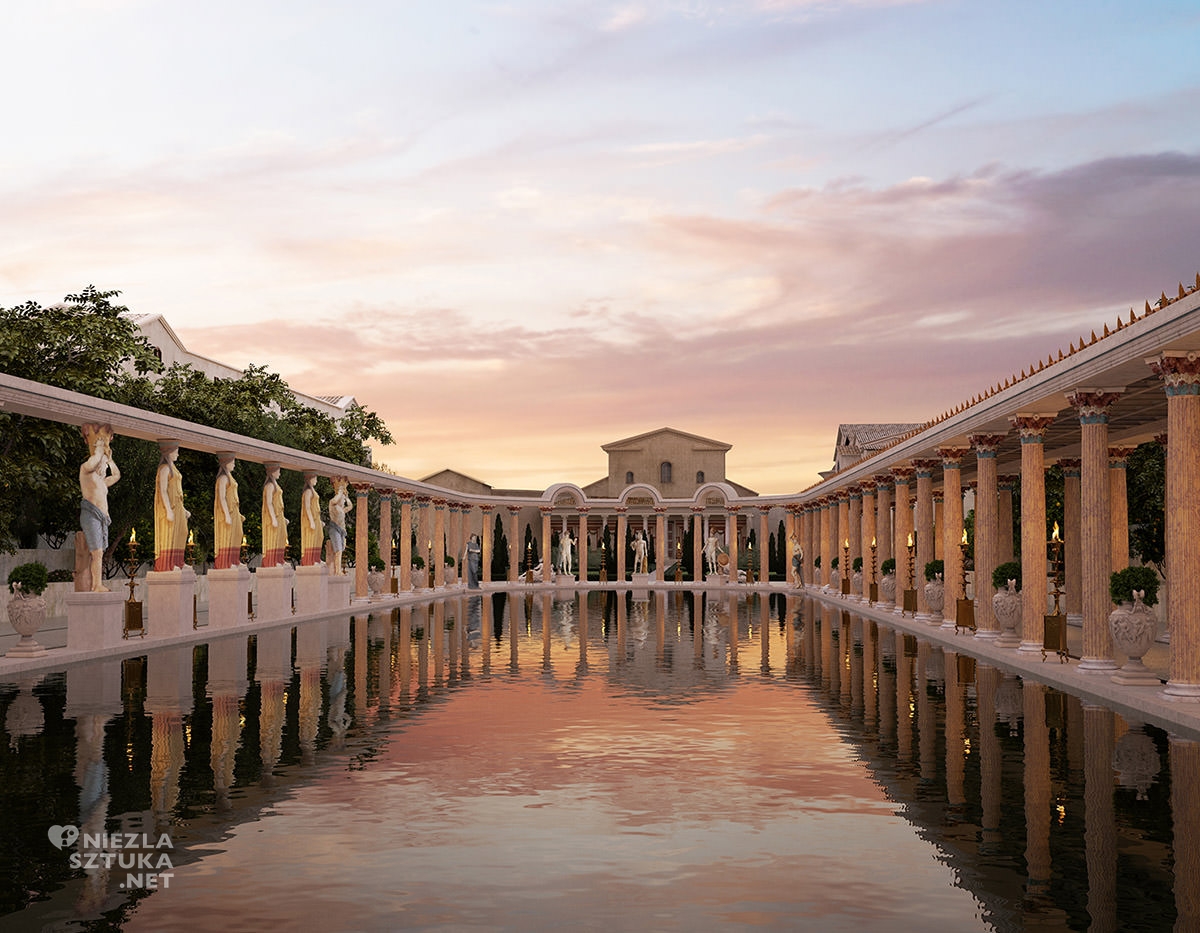 Willa Hadriana Tivoli, Włochy sztuka, Włochy zabytki, architektura, Niezła sztuka