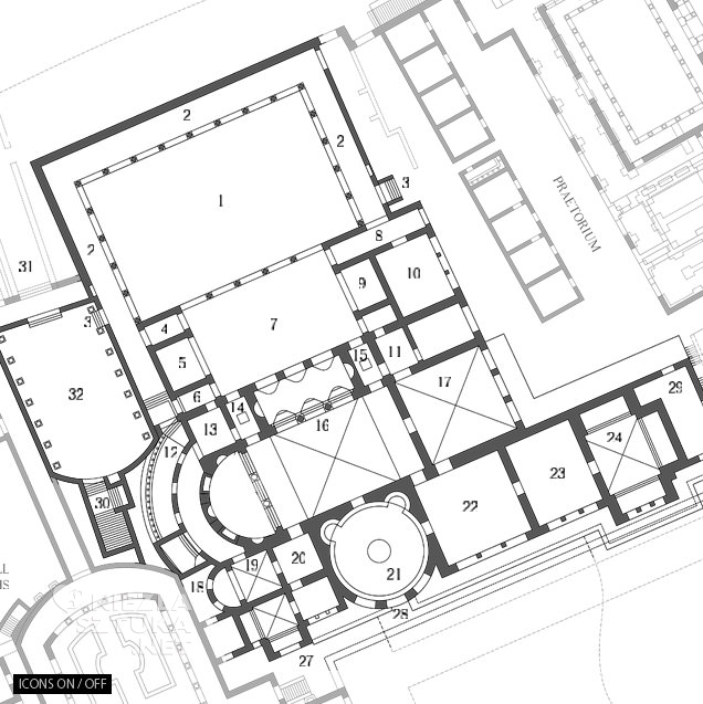 Willa Hadriana Tivoli, Włochy sztuka, Włochy zabytki, architektura, Niezła sztuka