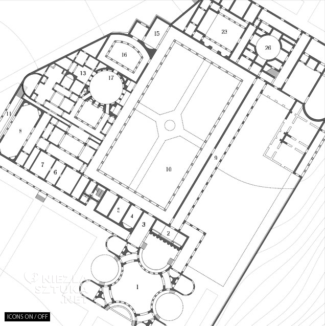 Willa Hadriana Tivoli, Włochy sztuka, Włochy zabytki, architektura, Niezła sztuka