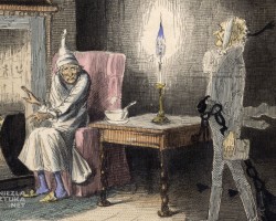 John Leech, Opowieść wigilijna, ilustracja, literatura angielska, Charles Dickens, Niezła Sztuka