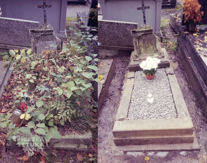 wlastimil hofman, grób rodziców, niezła sztuka