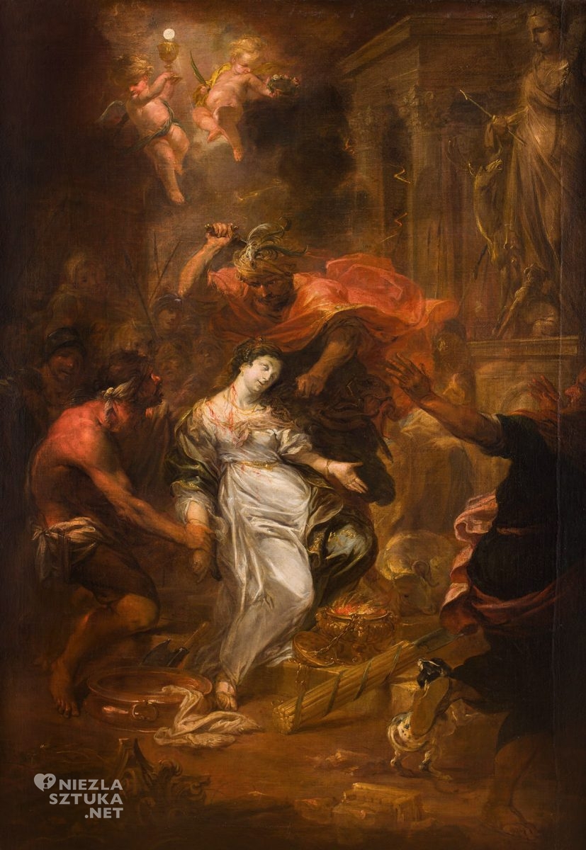 Michael Willmann, Męczeństwo św. Barbary, barok, Śląsk, malarstwo religijne, Niezła Sztuka