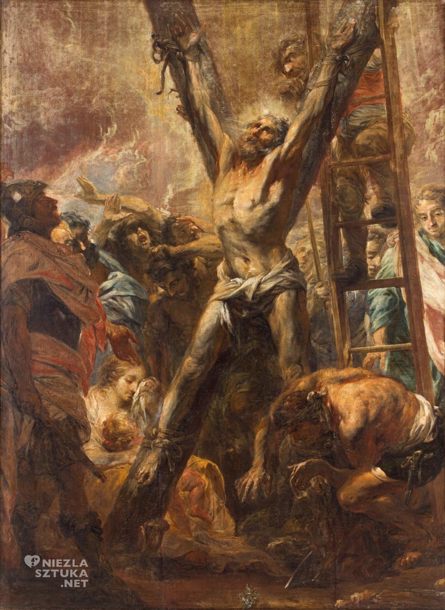 Michael Willmann, Ukrzyżowanie św. Andrzeja, barok, Śląsk, malarstwo religijne, Niezła Sztuka