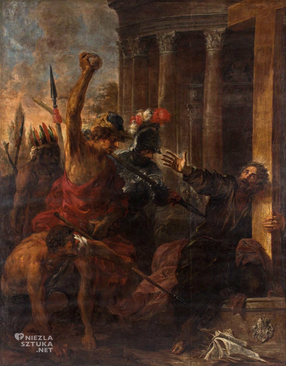 Michael Willmann, Męczeństwo św. Tomasza, barok, Śląsk, malarstwo religijne, Niezła Sztuka