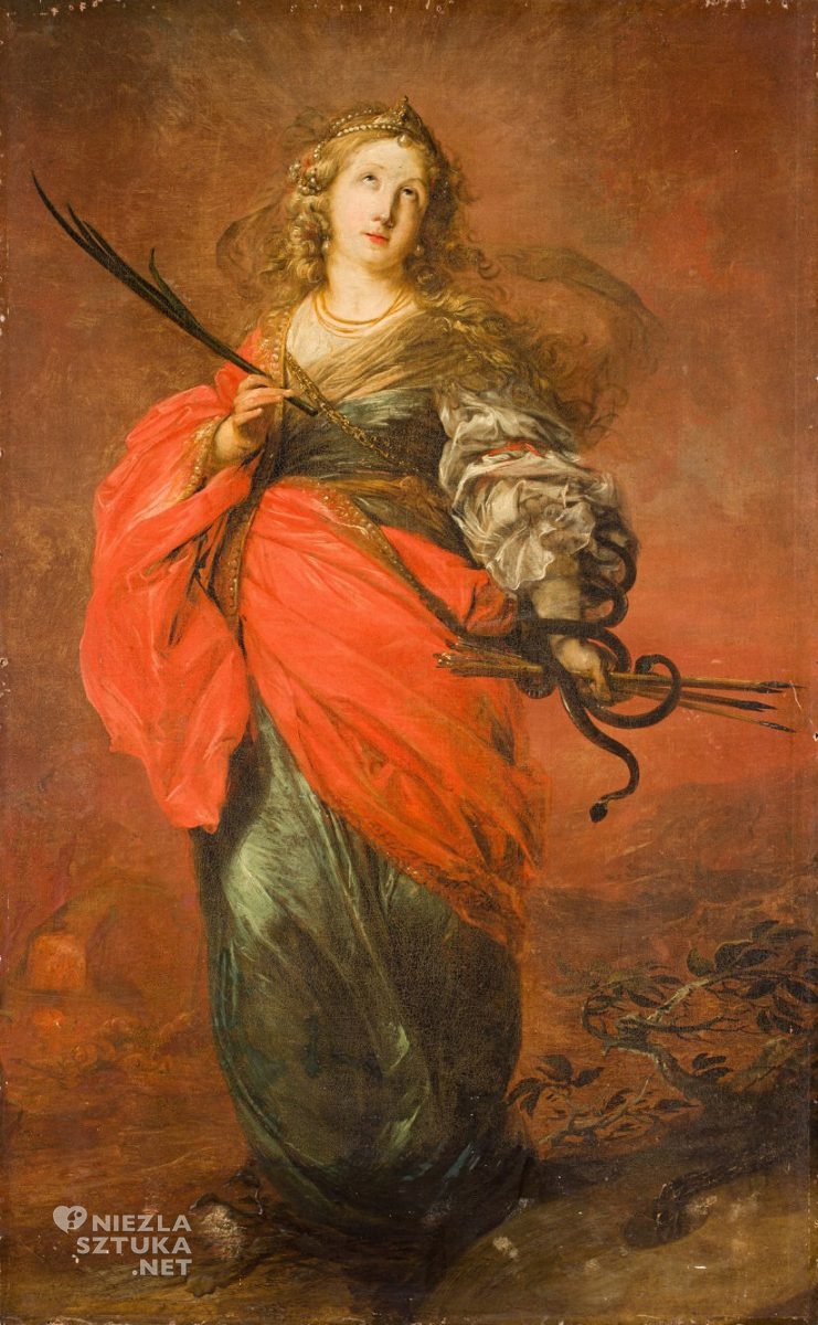 Michael Willmann, Święta Krystyna, barok, Śląsk, malarstwo religijne, Niezła Sztuka