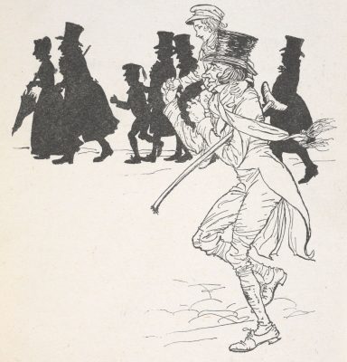 Arthur Rackham, Opowieść wigilijna, ilustracja, literatura angielska, Charles Dickens, Niezła Sztuka