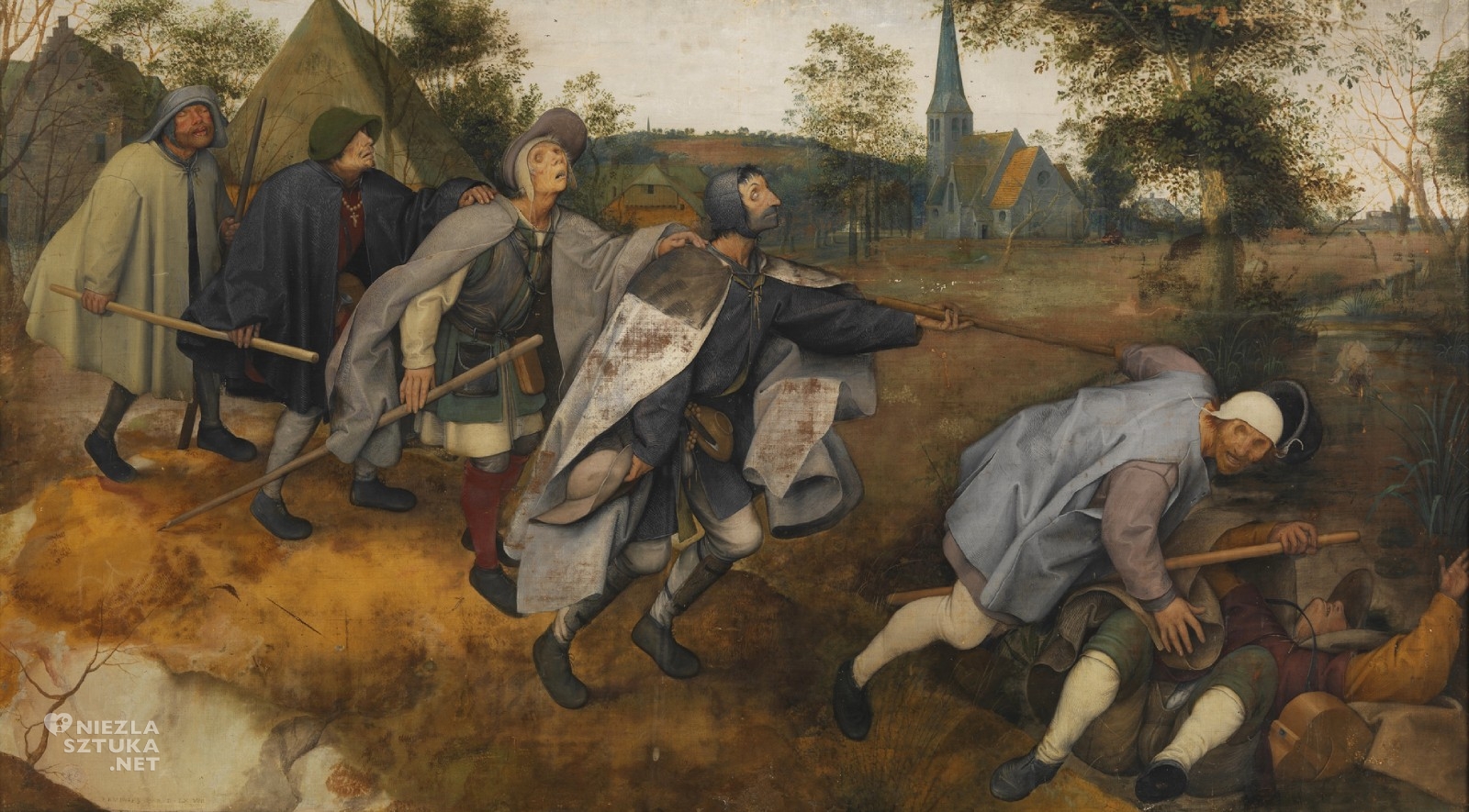 Pieter Bruegel, Ślepcy, malarstwo niderlandzkie, Niezła Sztuka