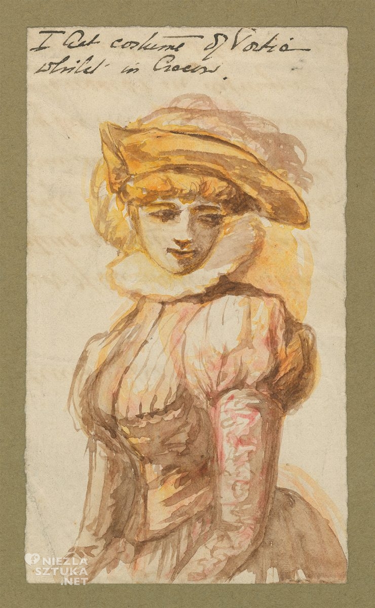 Helena Modrzejewska, projekt kostiumu, Szekspir, teatr, Niezła Sztuka