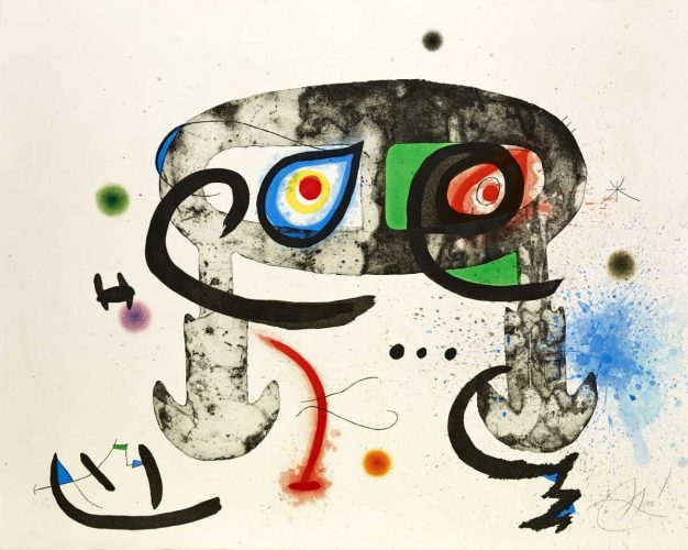 Joan Miró, Le Hibou blasphémateur, sztuka hiszpańska, sztuka współczesna, Niezła Sztuka