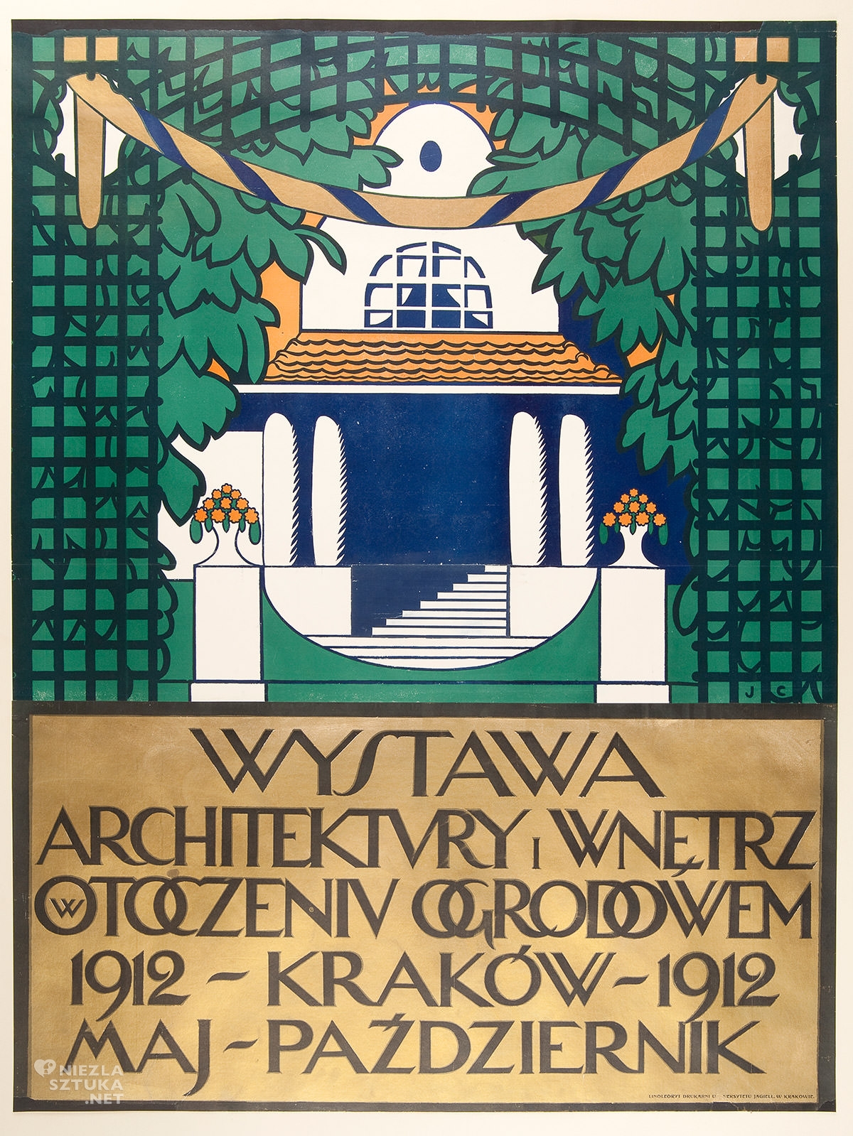 Józef Czajkowski, Wystawa, plakat, sztuka polska, Kraków, Niezła Sztuka