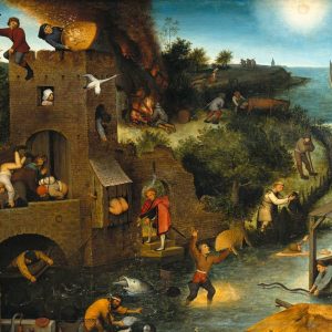 Pieter Bruegel starszy, Przysłowia niderlandzkie, sztuka niderlandzka, malarstwo niderlandzkie, Niezła Sztuka