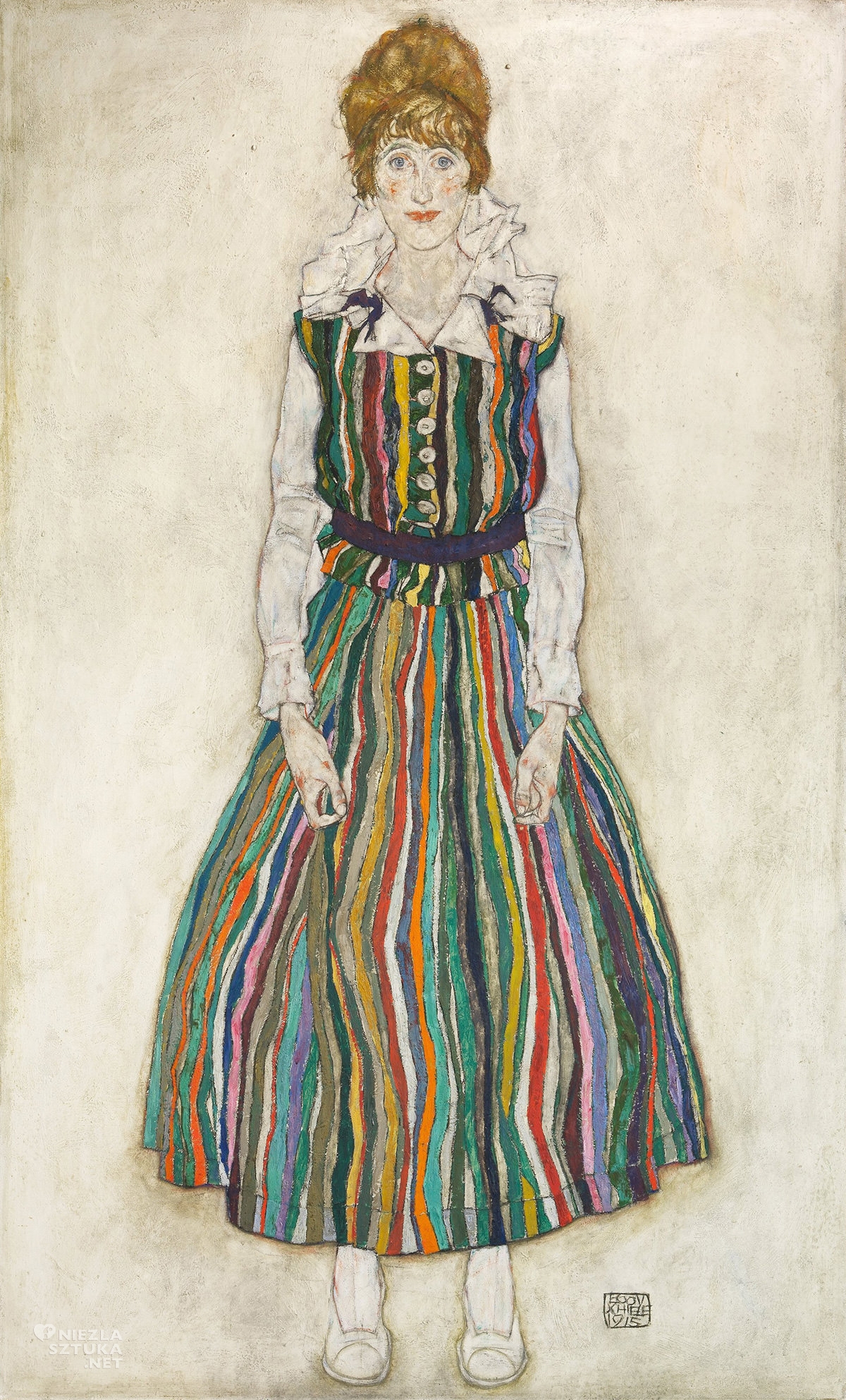 Edith Schiele, Portret żony, Edith, Niezła sztuka