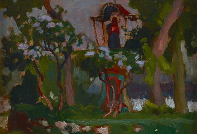 Jan Stanisławski, Maj, Tyniec, sztuka polska, malarstwo polskie, Niezła Sztuka